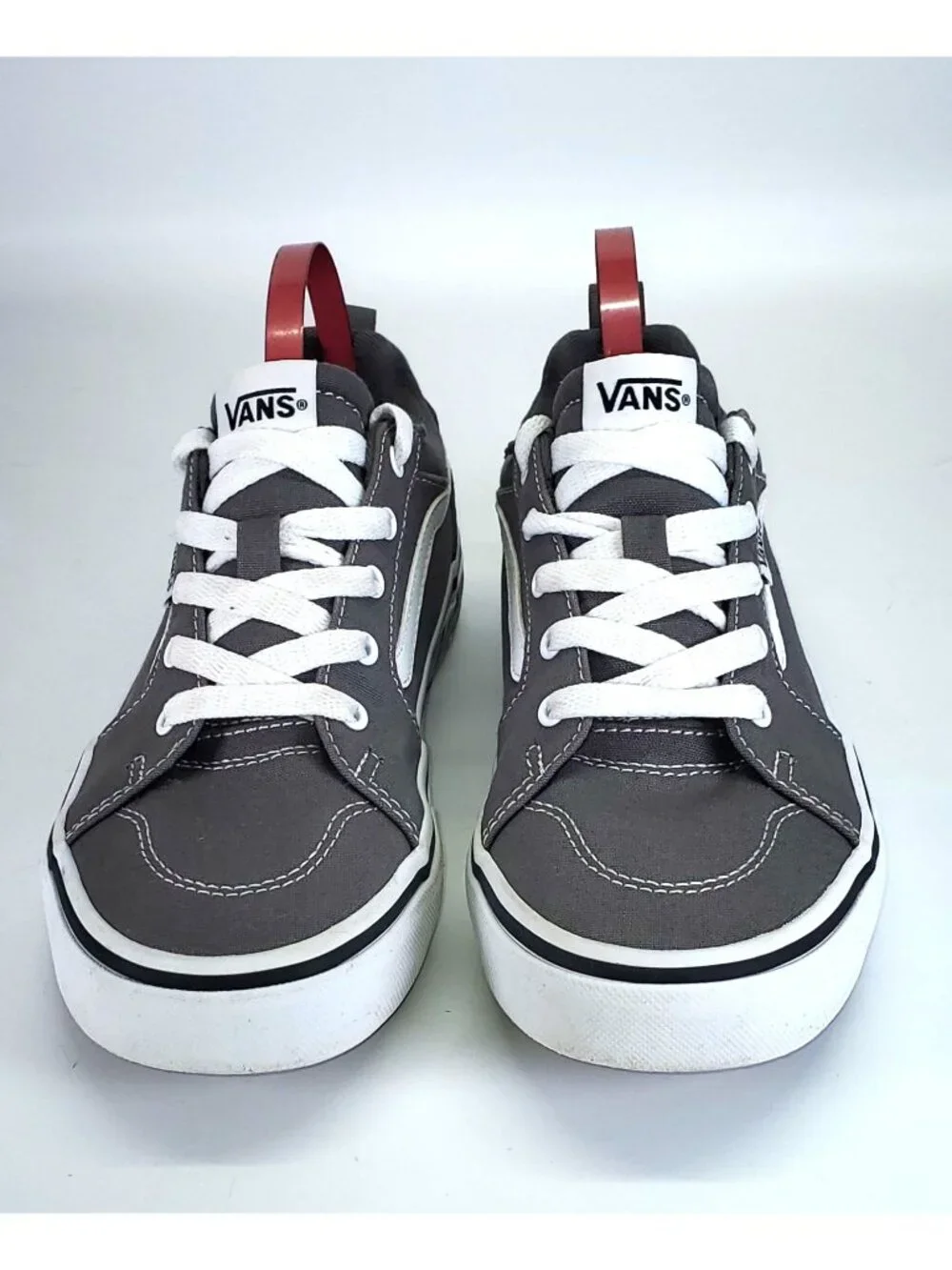 Vans Gray Canvas Filmore Old Fashion Kids' Skate Shoes Size 4 Youth 1684